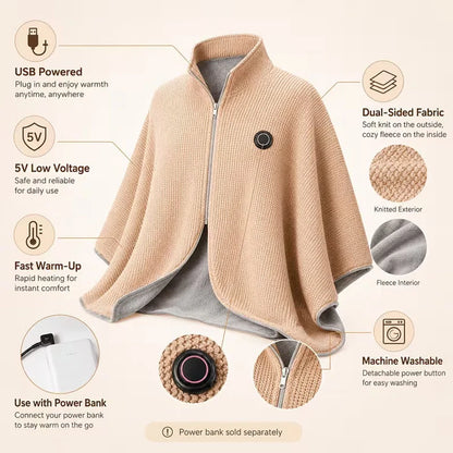 HeatedHug™ Zip Up Blanket